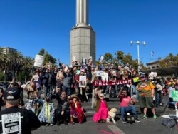 Free Julian Assange! Global Day Of Action In San Francisco At Harry Bridges Plaza Free Julian Assange! Global Day Of Action In San Francisco At Harry Bridges Plaza